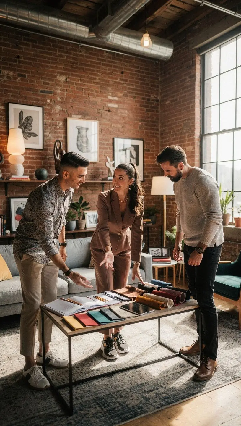 Przytulna sypialnia z dużym łóżkiem i eleganckimi dodatkami.
