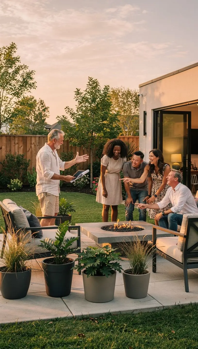 Nowoczesny salon z minimalistycznym wystrojem i jasnymi kolorami.